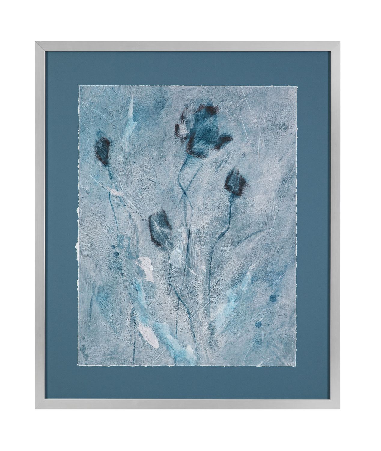Garden Galaxy Framed Print - Blue