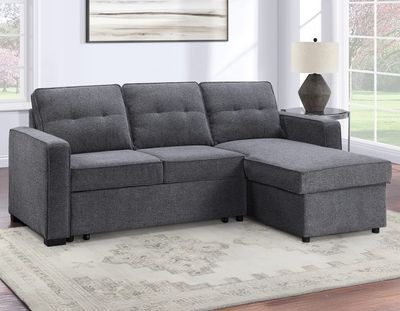 Convertible Storage Sleeper Chofa, Gray