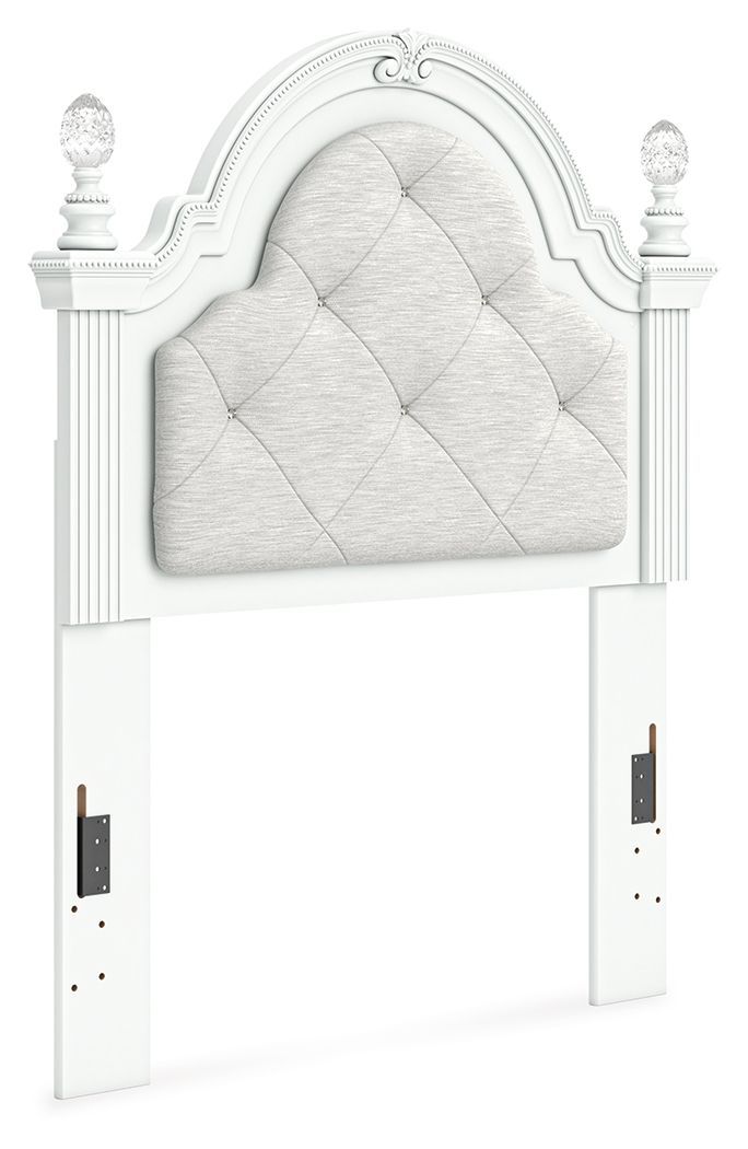 Kozlani - Upholstered Panel Headboard, Size: Twin