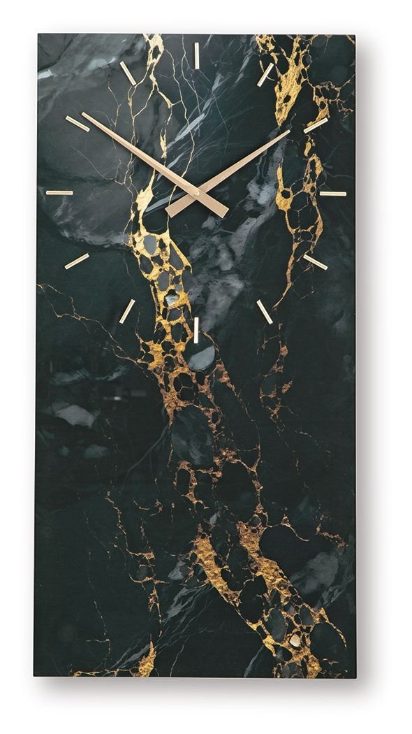 Teague - Wall Clock, Color: Black