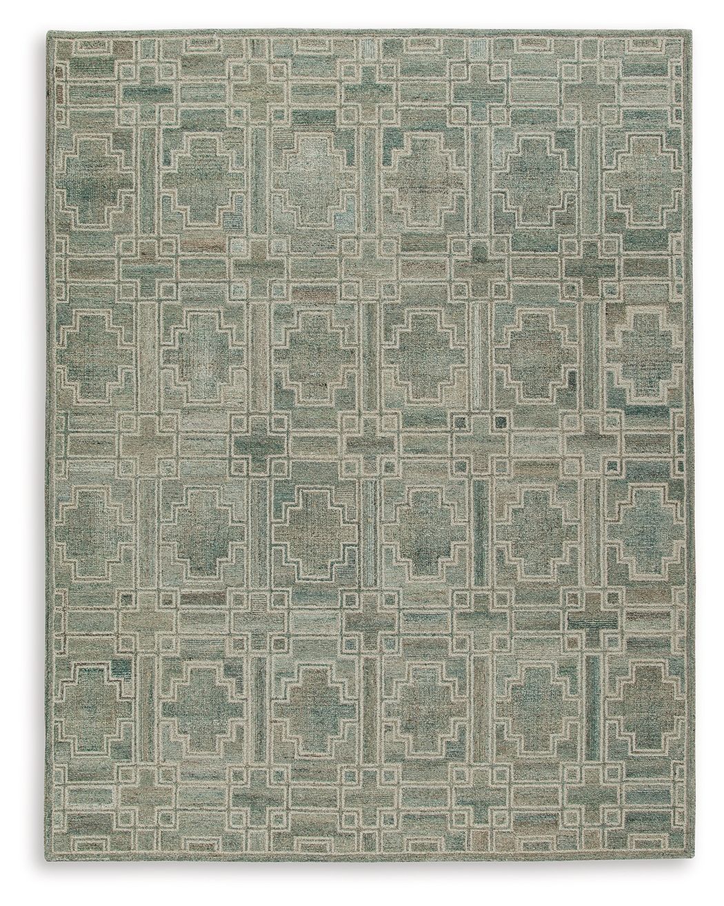 Jossland - 8' x 10' Rug - Green / Iory