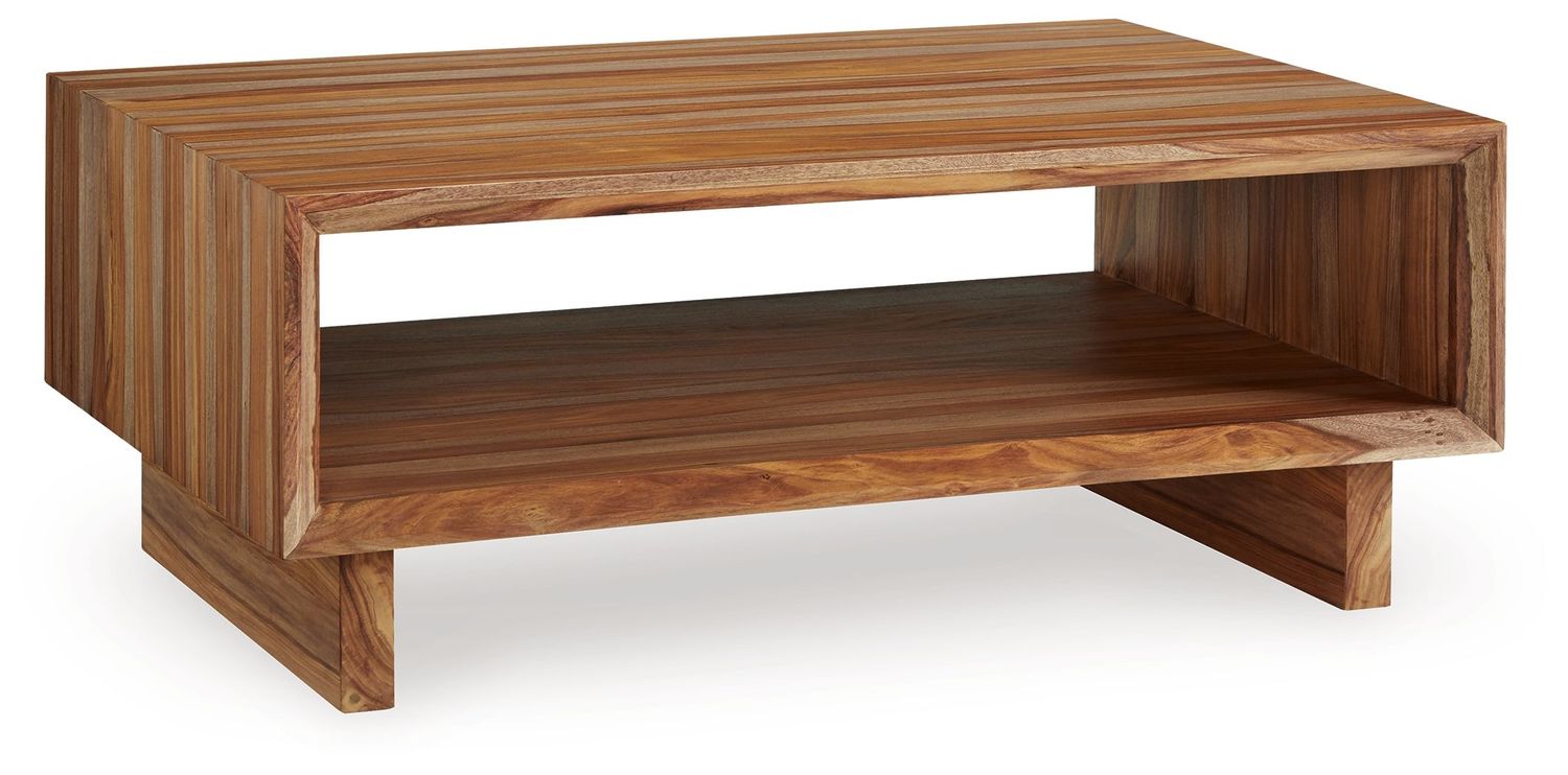 Dressonni - Rectangular Cocktail Table - Brown