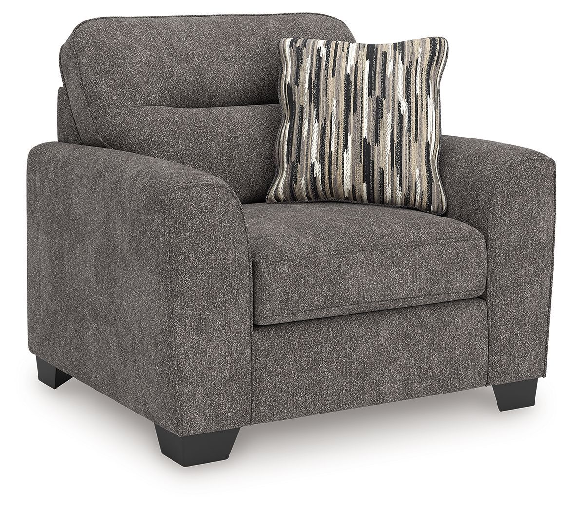 Olten - Chair And A Half - Graphite - Dark Gray