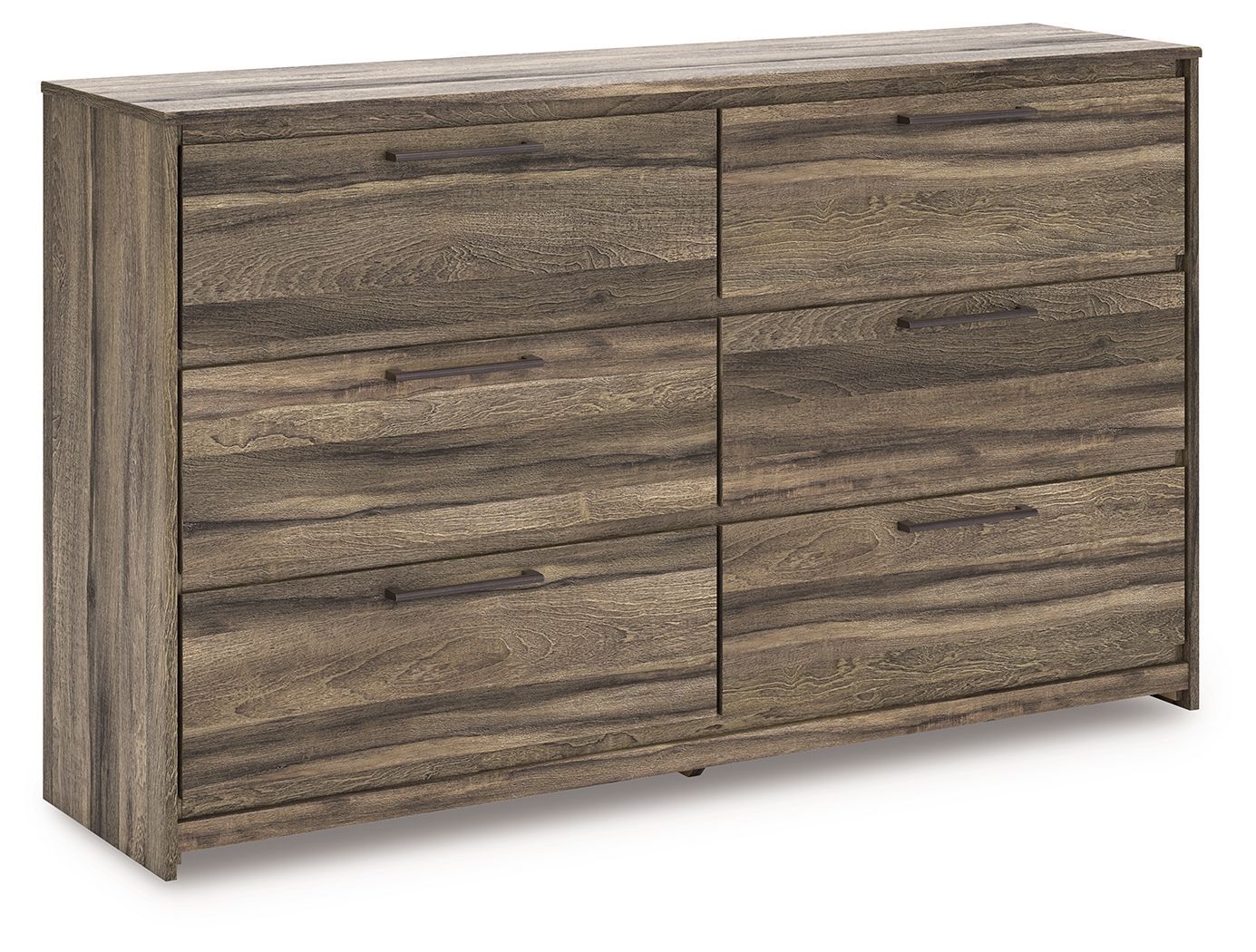 Elbrim - Six Drawer Dresser - Brown - Dark Brown