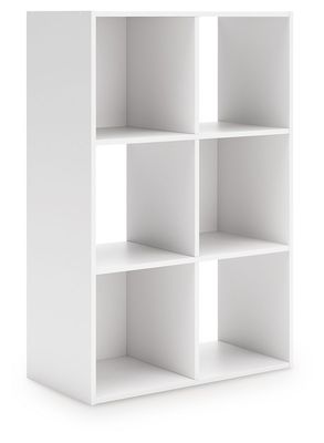 Onita - Six Cube Organizer - White - 6 Shelves