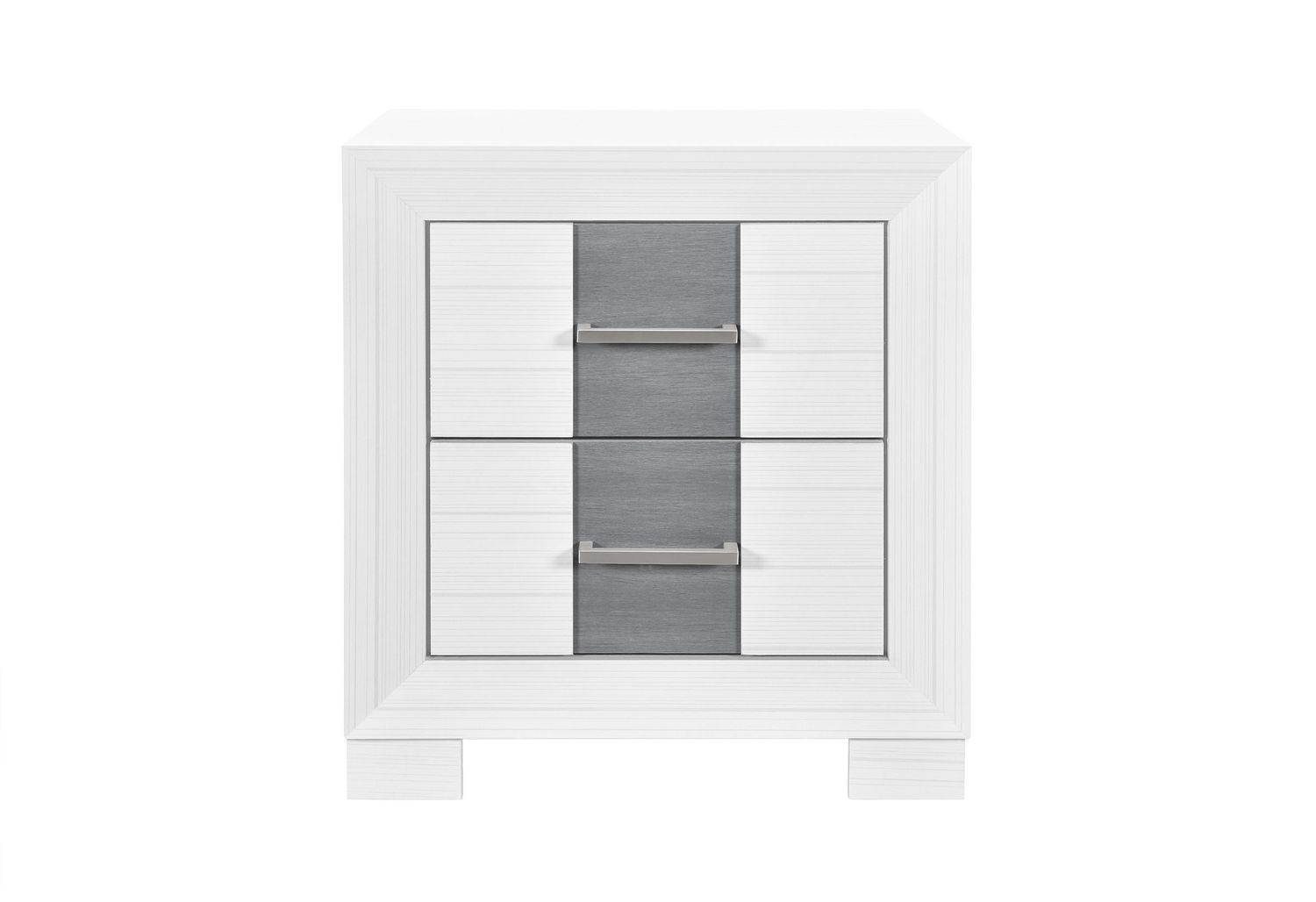 Optimus - Nightstand - White / Gray