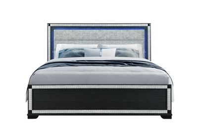 Soleil - King Bed - Charcoal