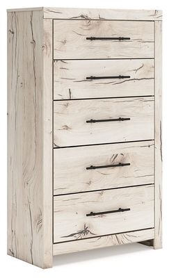 Lawroy - Five Drawer Chest - Light Natural