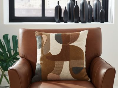 Hallam - Pillow (Set of 4) - Sienna / Gold / Charcoal