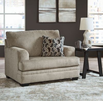 Stonemeade - Chair And A Half - Taupe - Light Brown