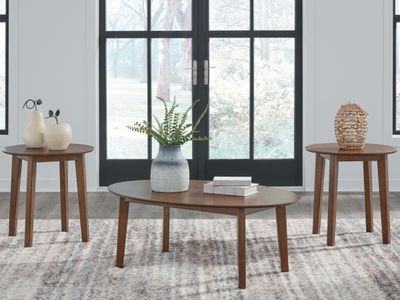 Gordonay - Occasional Table Set (Set of 3) - Brown