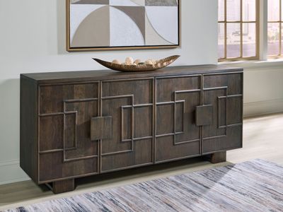 Cato - Accent Cabinet - Dark Brown