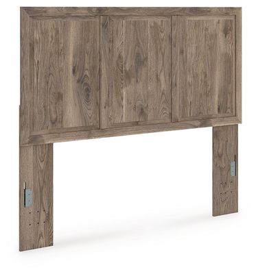 Rusticott - Queen Panel Headboard - Brown - Light Brown