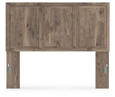 Rusticott - Queen Panel Headboard - Brown - Light Brown