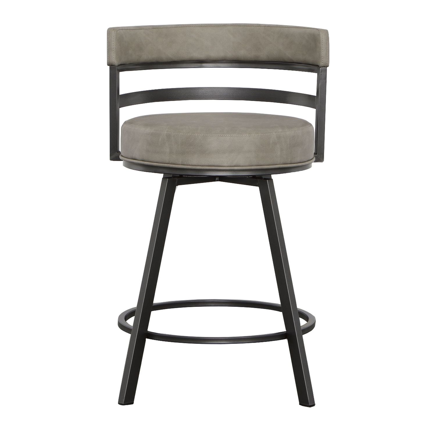Gene - Swivel Counter Stool - Gray