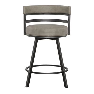 Gene - Swivel Counter Stool - Gray