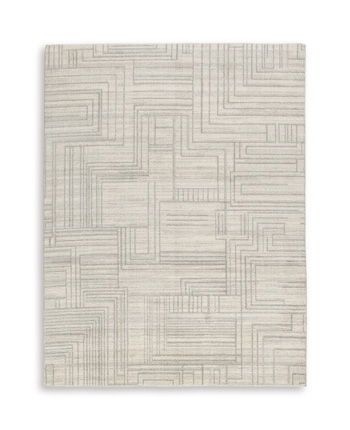 Dorwick - 8' x 10' Washable Rug - Gray / Ivory - Light Gray