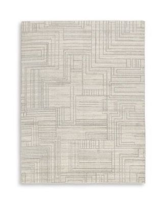 Dorwick - 8' x 10' Washable Rug - Gray / Ivory - Light Gray