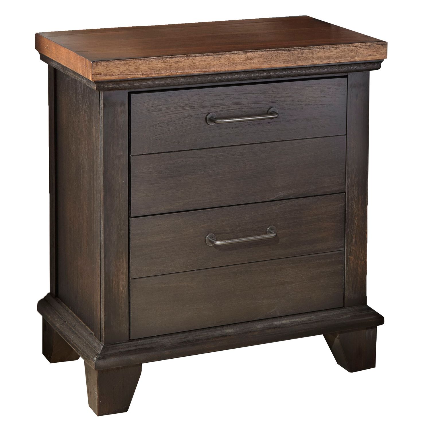 Bear Creek - Nightstand - Brown - Dark Brown