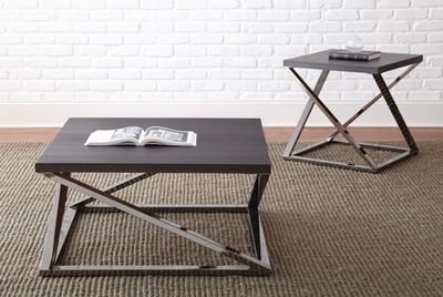 Aegean - Cocktail Table - Gray - Dark Gray