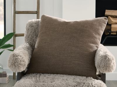 Brockbert - Pillow (Set of 4) - Brown - Dark Brown / 4 Pieces