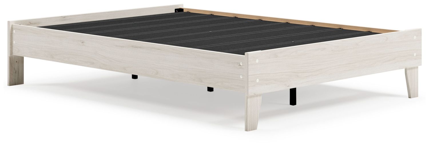 Socalle - Full Platform Bed - Light Natural - Beige