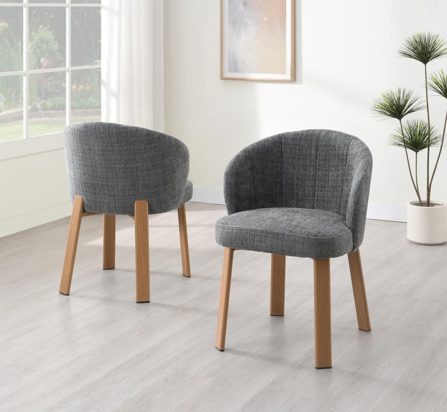 ST155 - Nordic Curve Chair - Gray