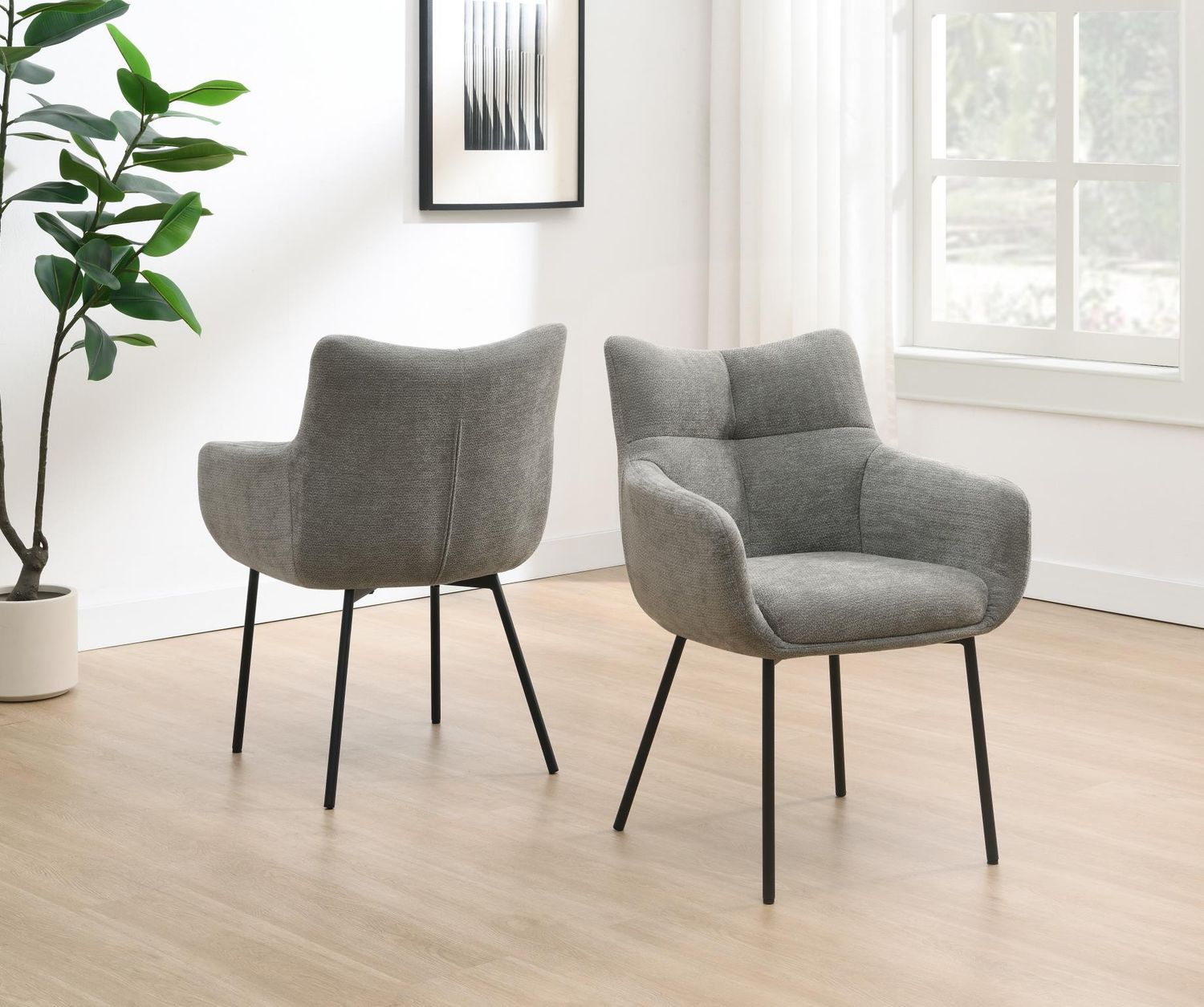ST161 - Urban Quilted Armchair - Gray