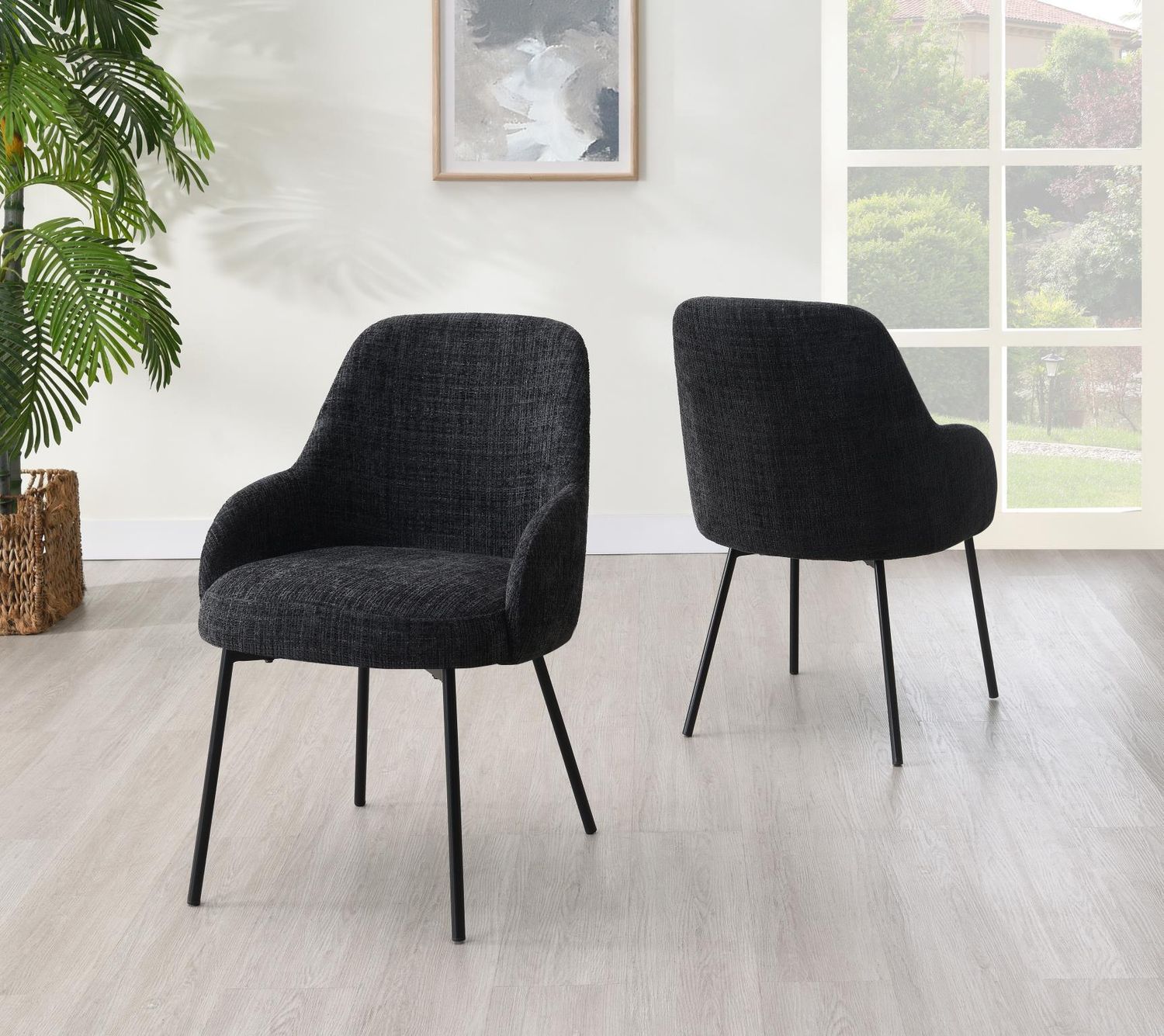 ST158 - Contour Armchair - Black