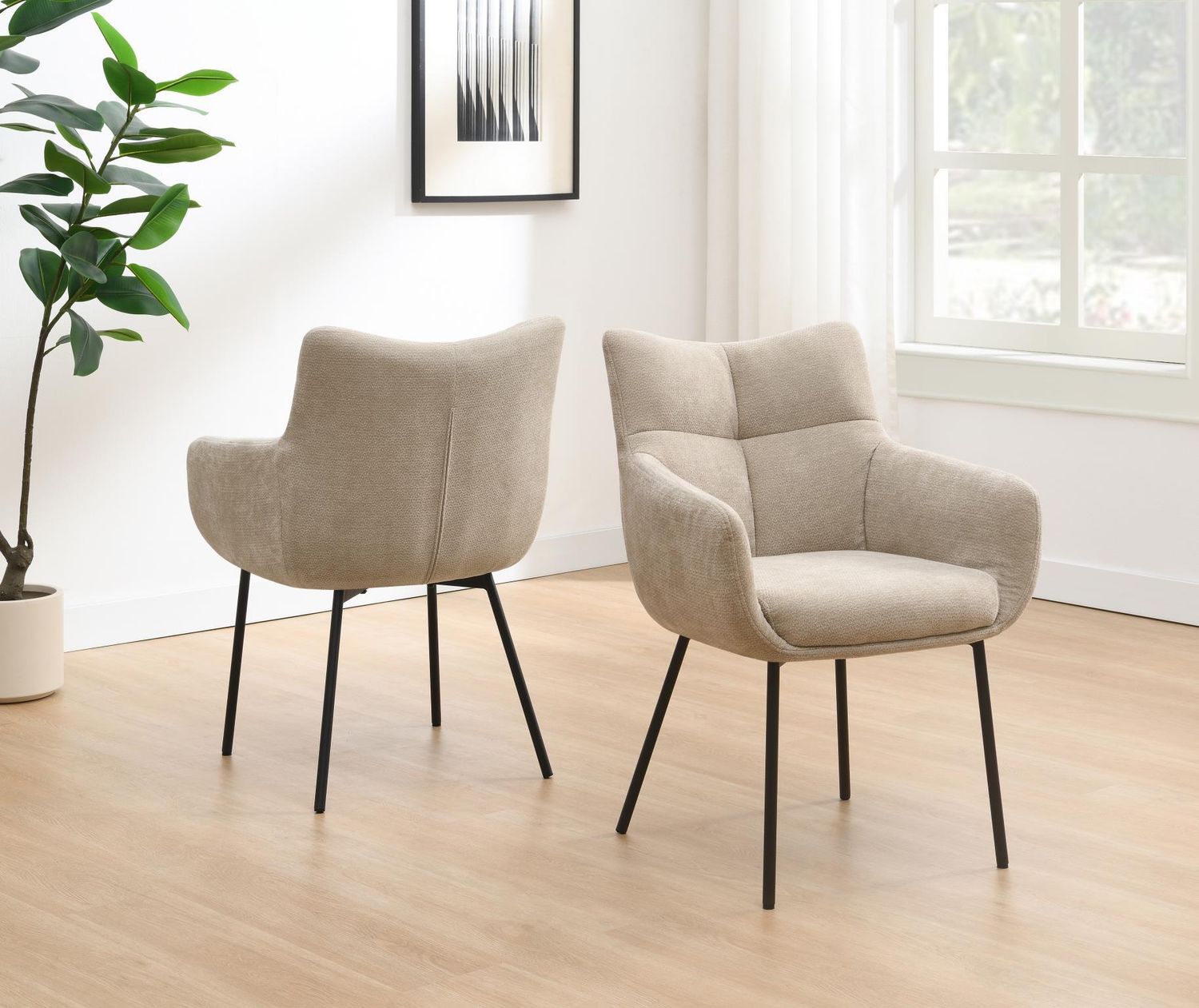ST161 - Urban Quilted Armchair - Sand - Beige