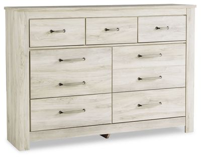 Bellaby - Seven Drawer Dresser - Whitewash - Beige