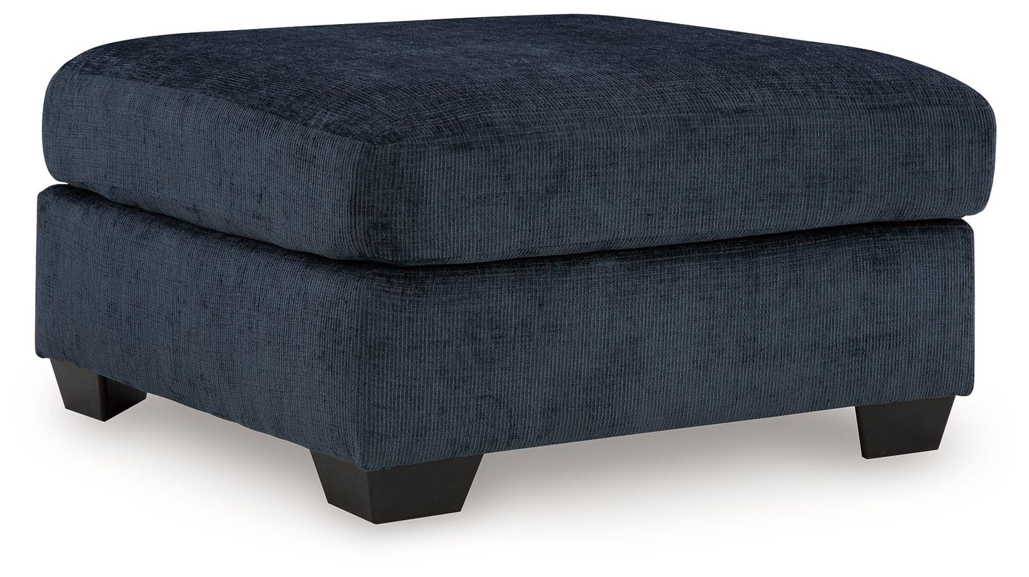 Aviemore - Oversized Accent Ottoman - Ink - Blue