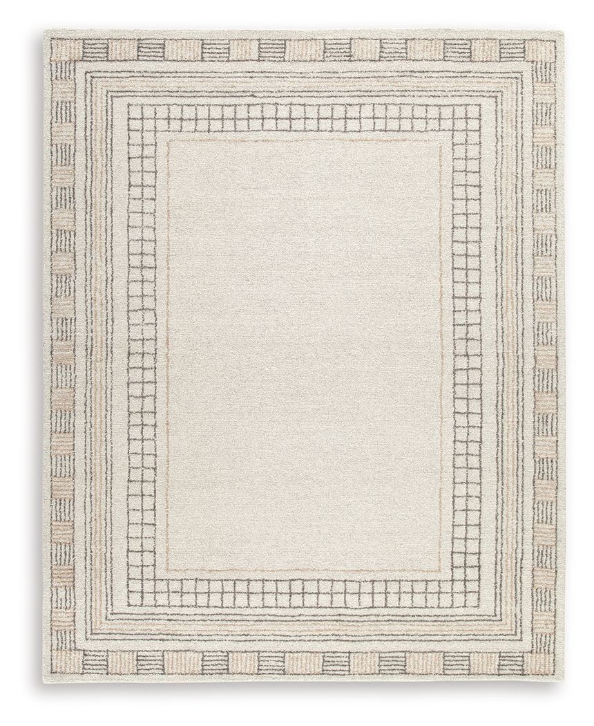 Idaman - 8' x 10' Rug - Taupe / Brown - Beige