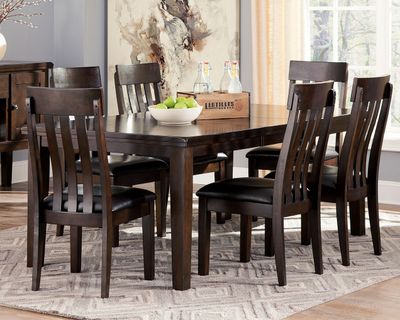 Haddigan - Rectangular Dining Room Extension Table - Dark Brown
