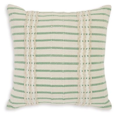 Rowton - Pillow (Set of 4) - White / Green