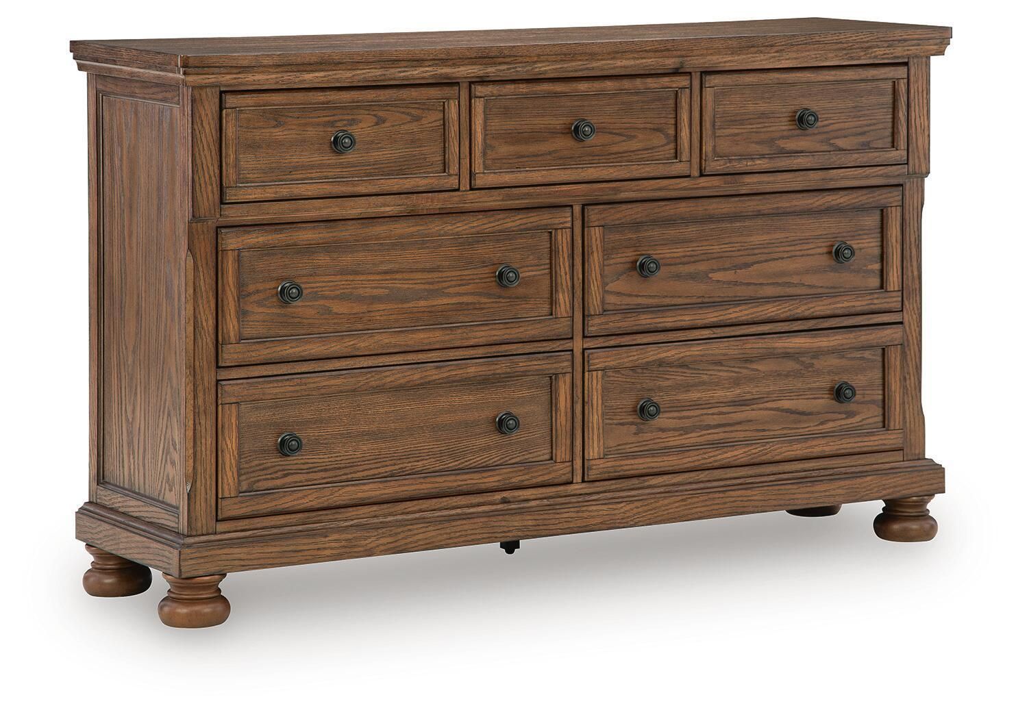 Zackaryn - Dresser - Warm Brown - Light Brown