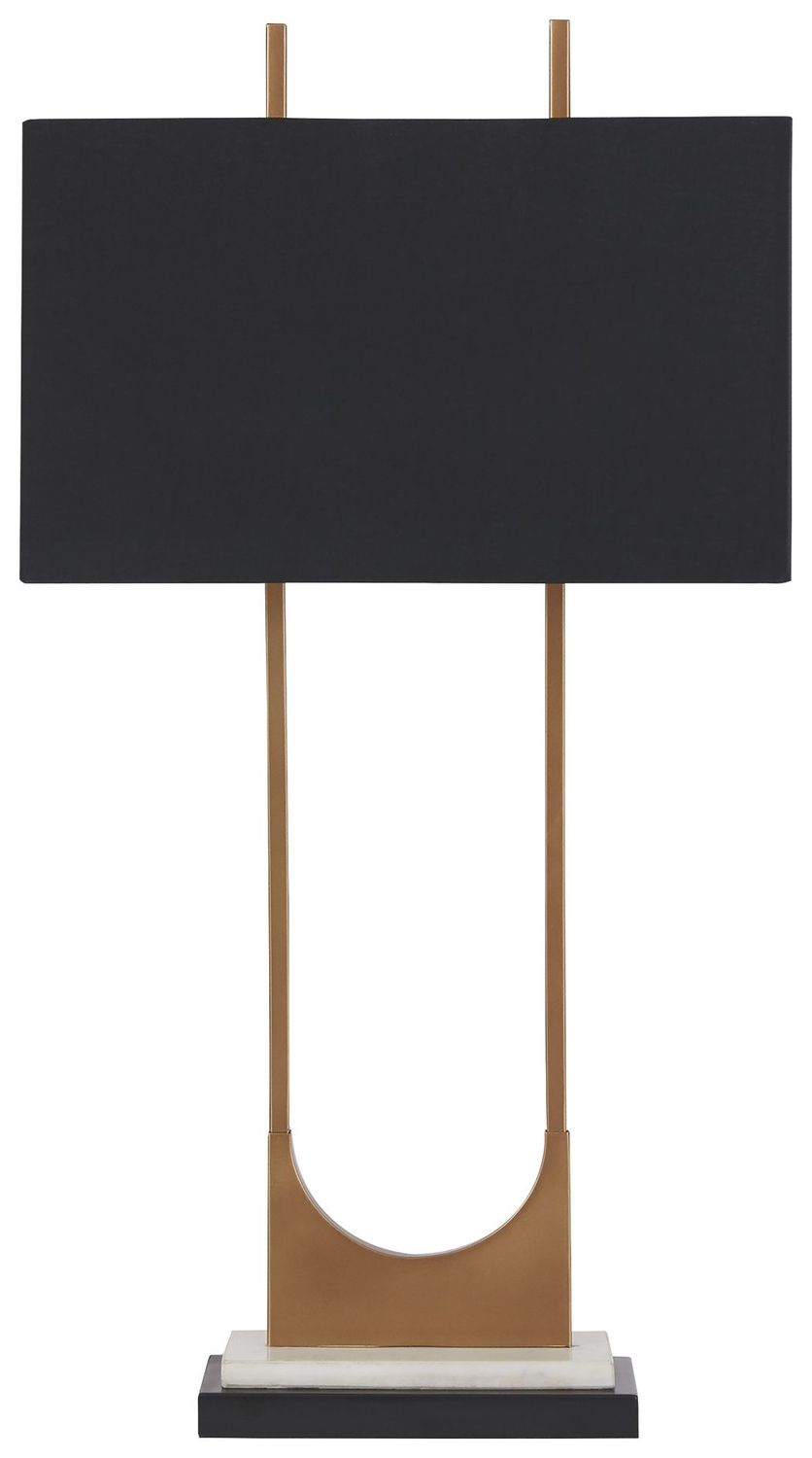 Malana - Metal Table Lamp - Brass Finish