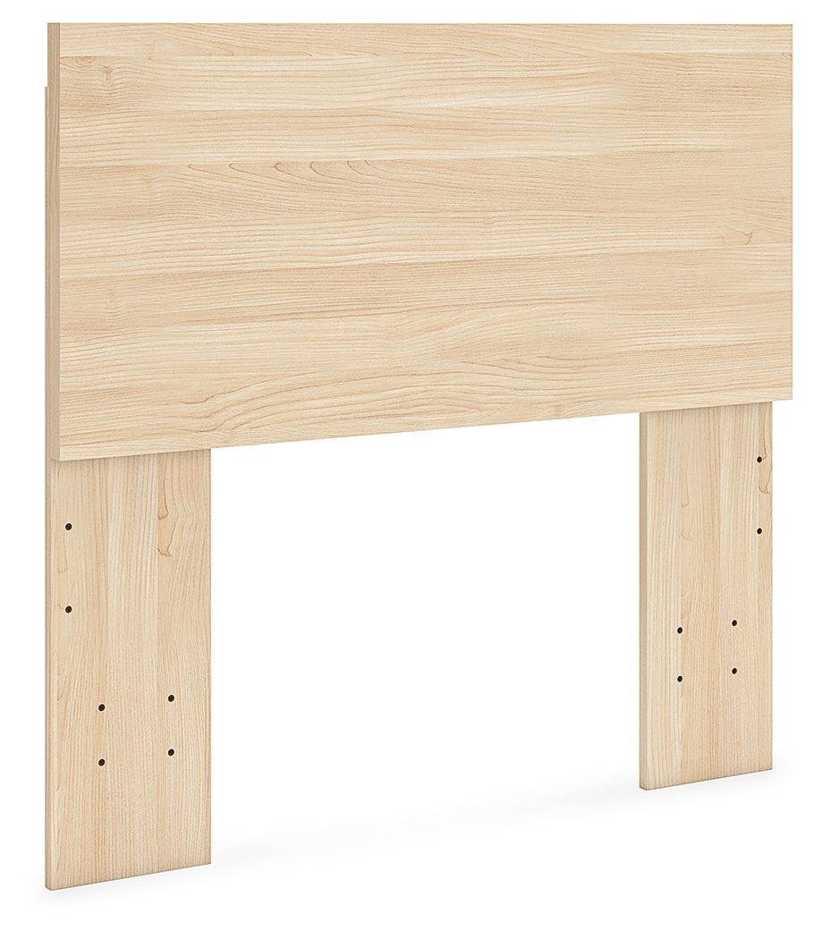 Onita - Twin Panel Headboard - Natural - Light Brown