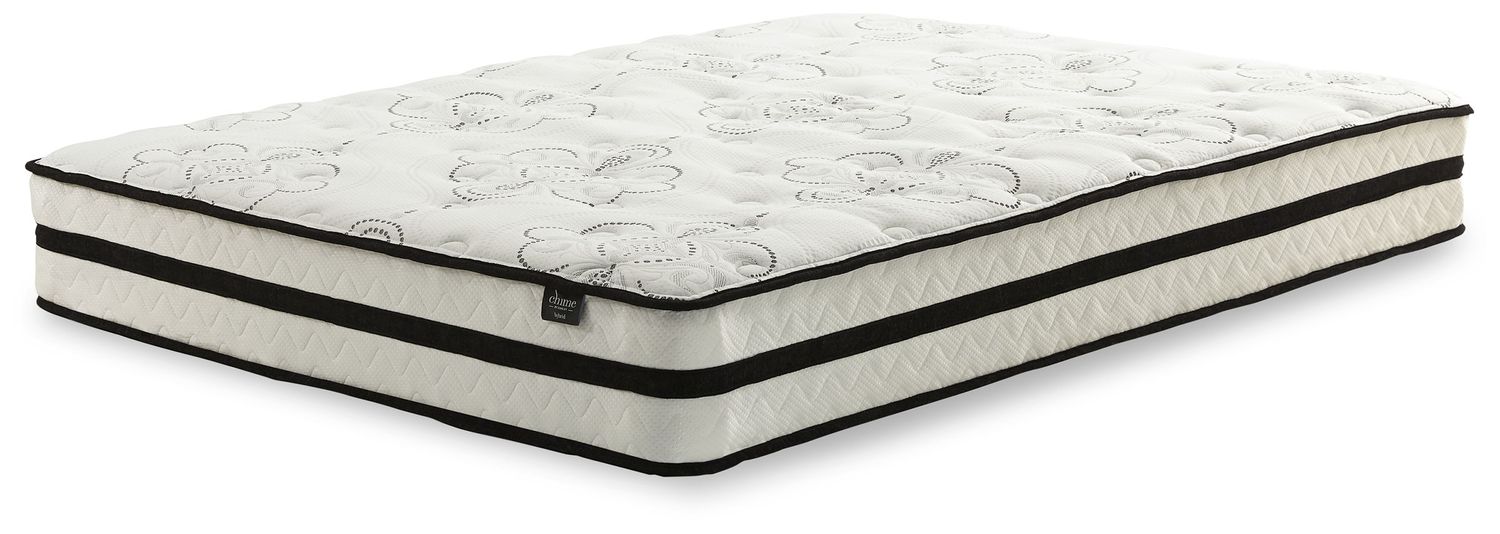 Chime 10 Inch Hybrid - 10" Queen Mattress - White