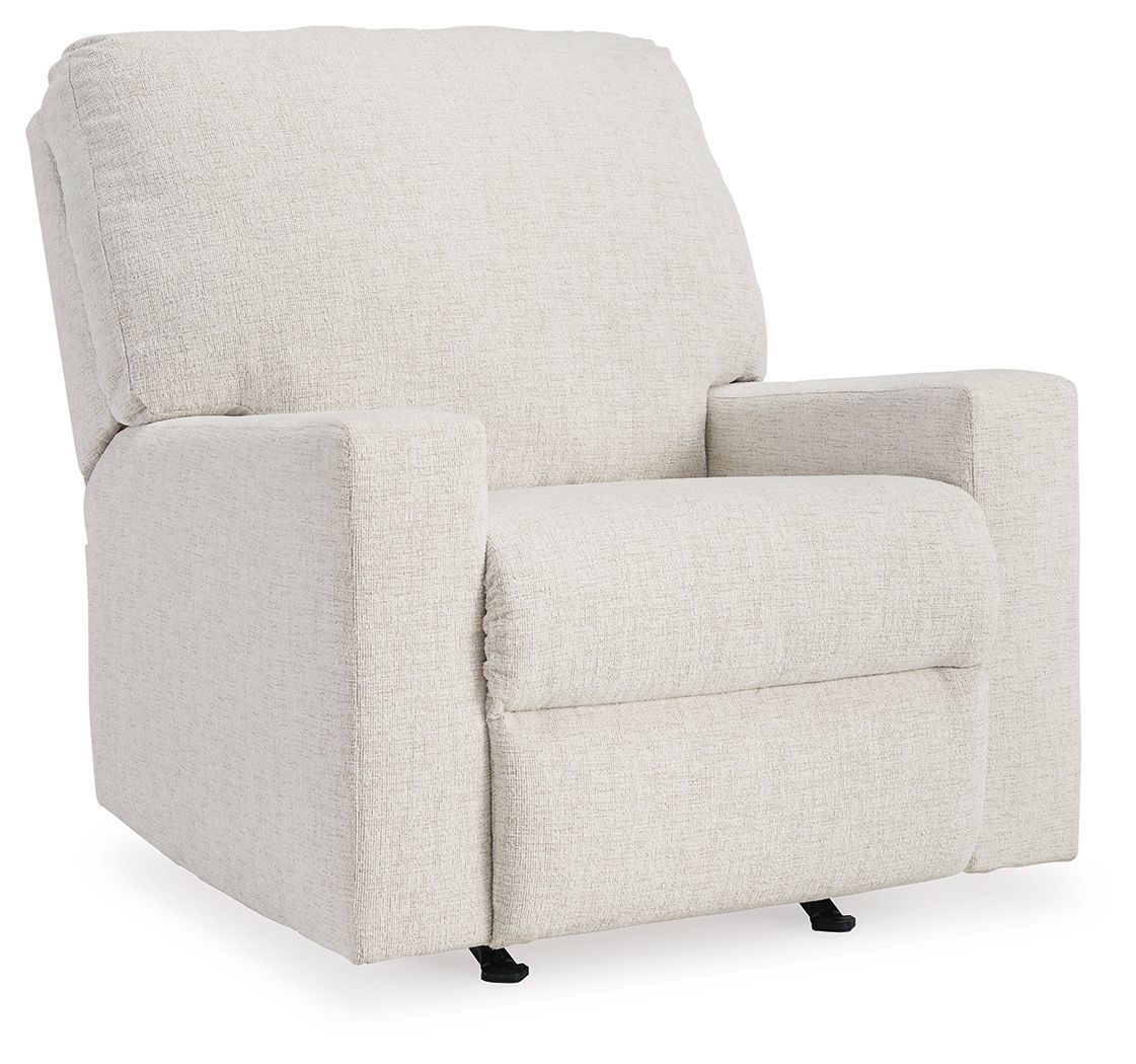 Rannis - Rocker Recliner - Snow - Beige
