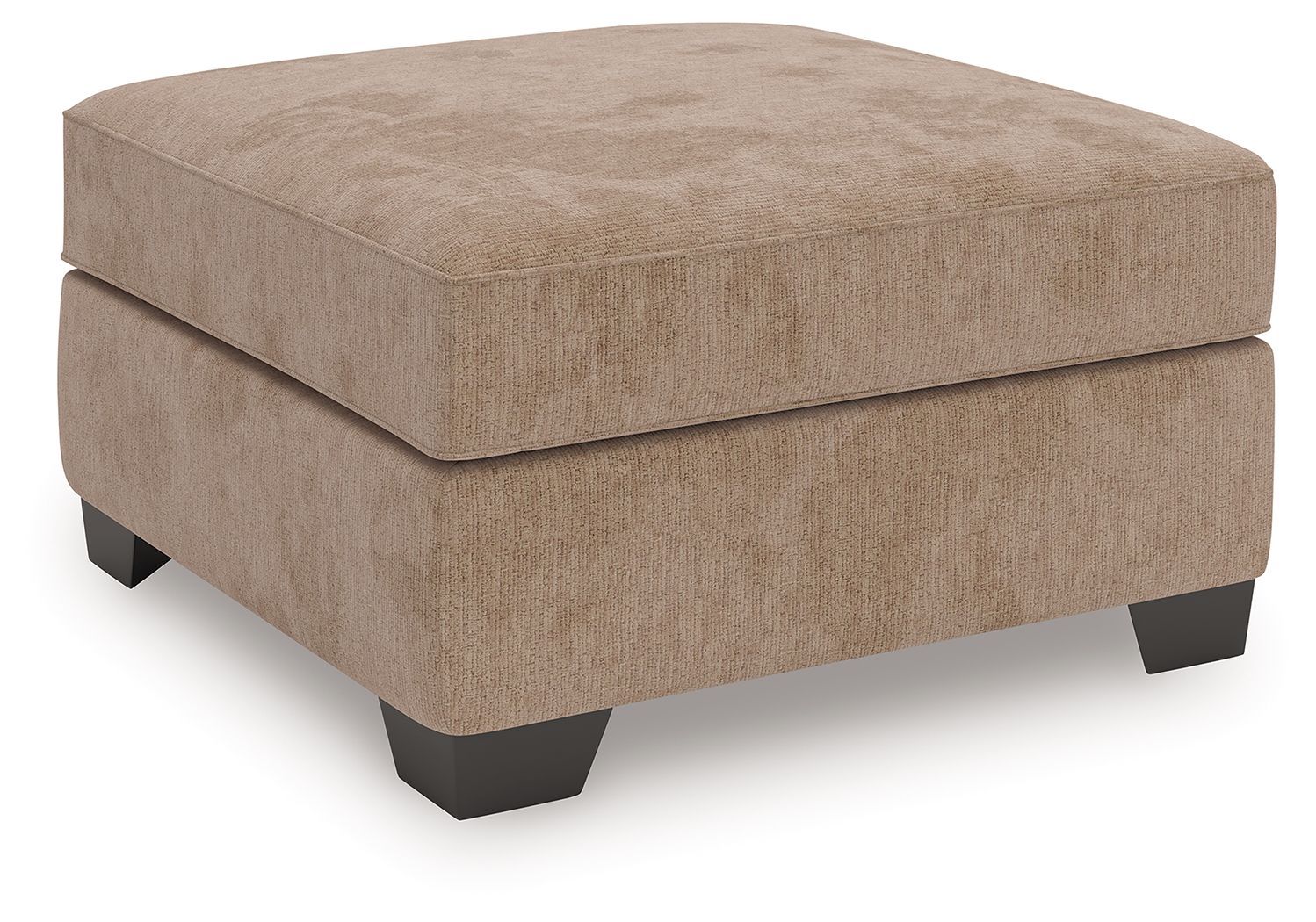 Olten - Oversized Accent Ottoman - Mocha - Light Brown / 36"W x 36"D x 20"H