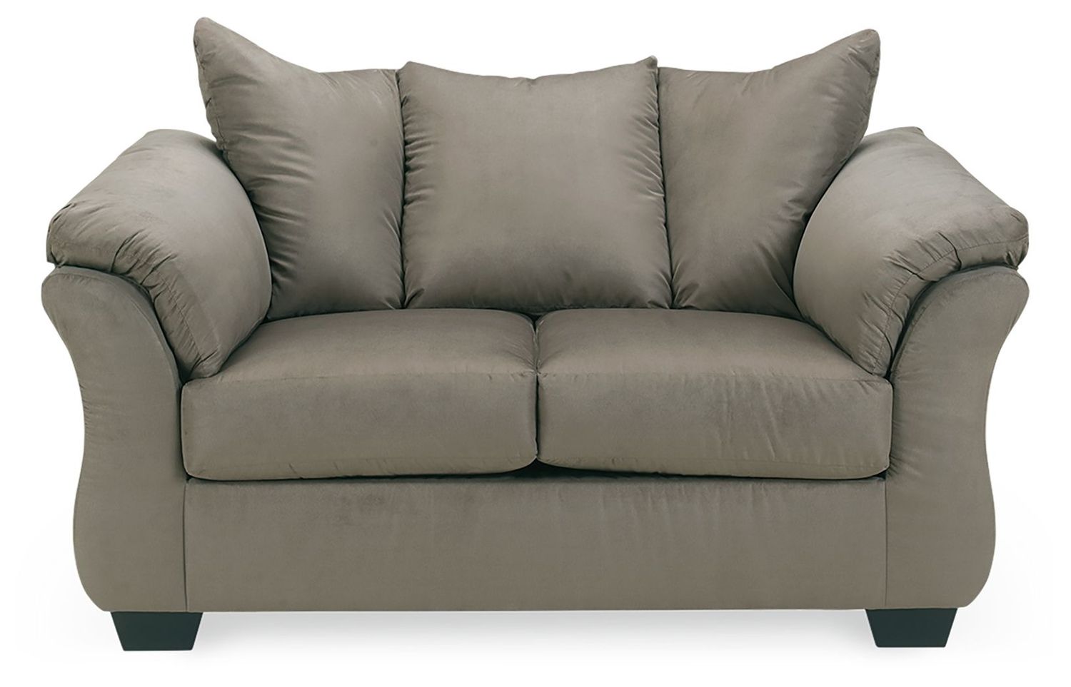 Darcy - Loveseat - Cobblestone - Gray