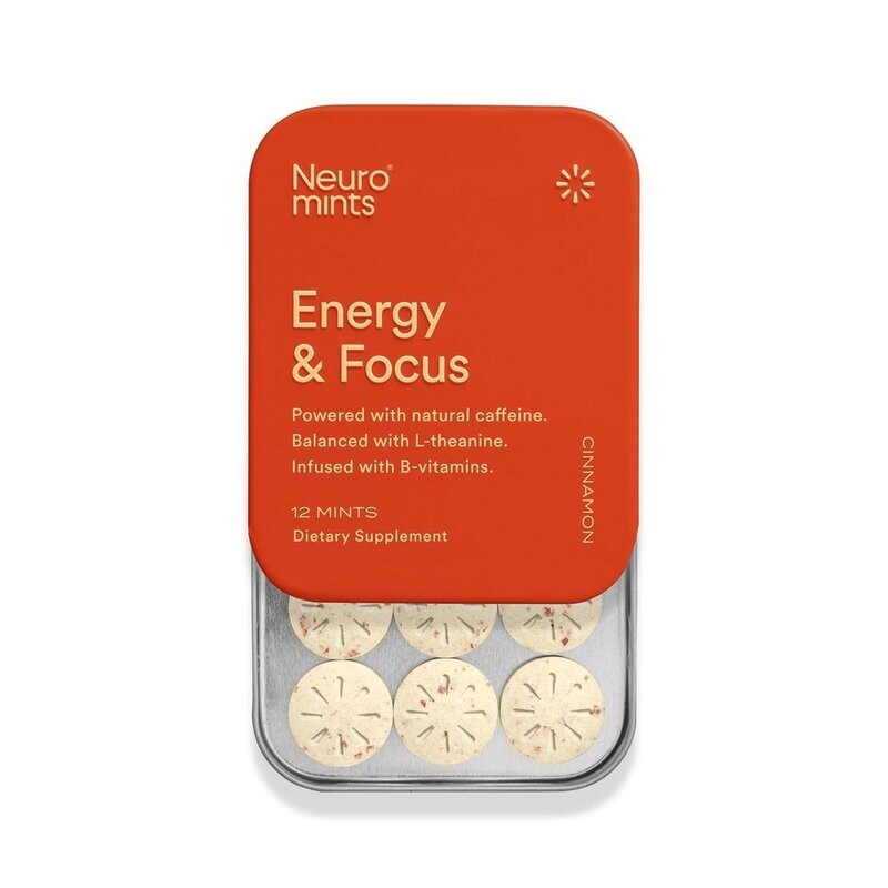 Neuro Mints Energy and Focus Cinnamon