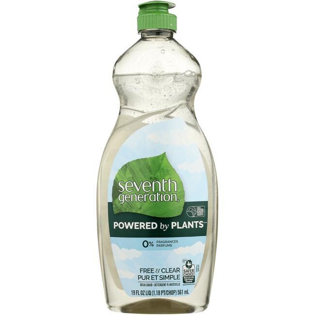 Seventh Generation Dish Liquid Free and Clear 19fl oz