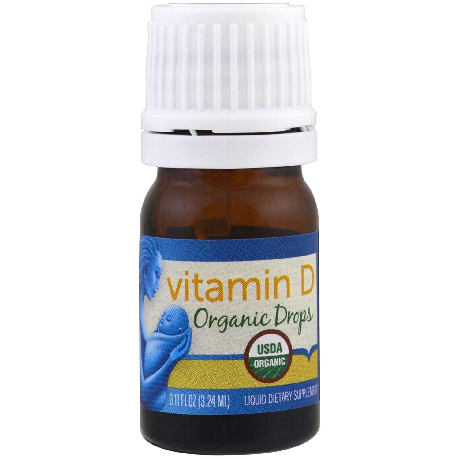 Baby Vitamin D Organic Drops 0.11 Fl oz
