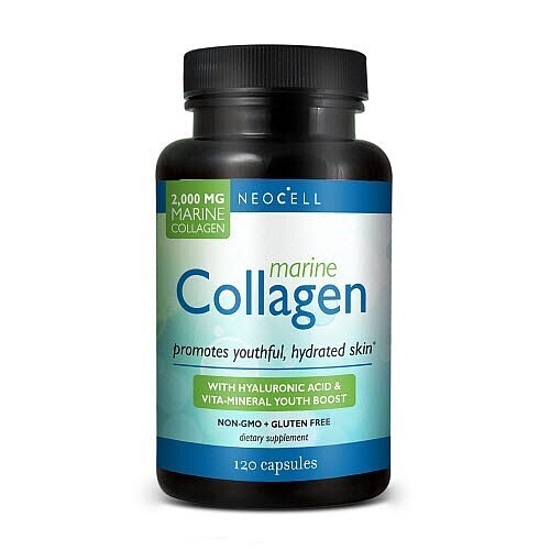 Neocell Marine Collagen with Hyaluronic Acid Capsules 120ct