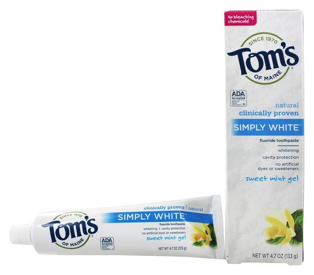 Tom&#39;s Simply White With Fluoride 4.7oz