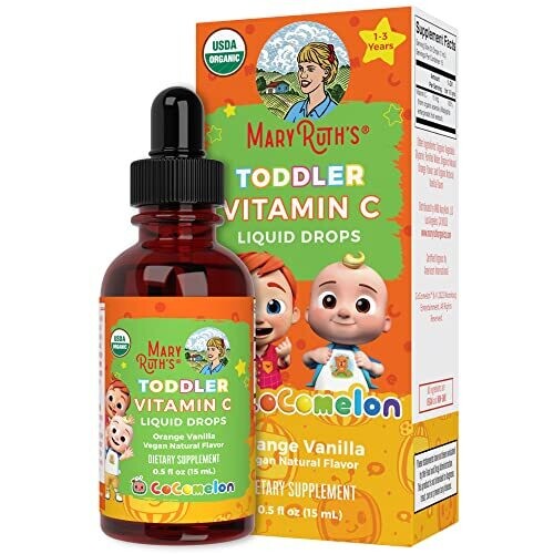 Mary Ruth&#39;s Organic Toddler Vitamin C Liquid Drops 0.5fl oz
