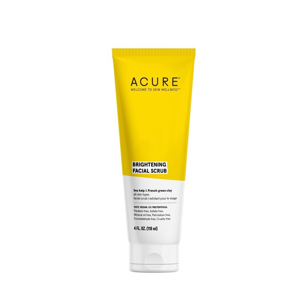 Acure Brightening Facial Scrub 4oz