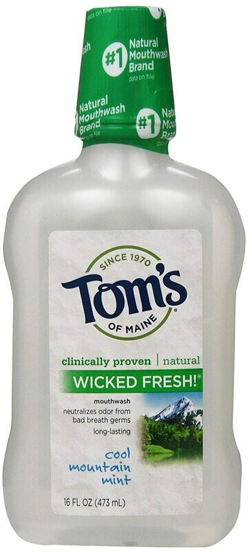 Tom&#39;s Wicked Fresh Mouth Wash 16fl oz